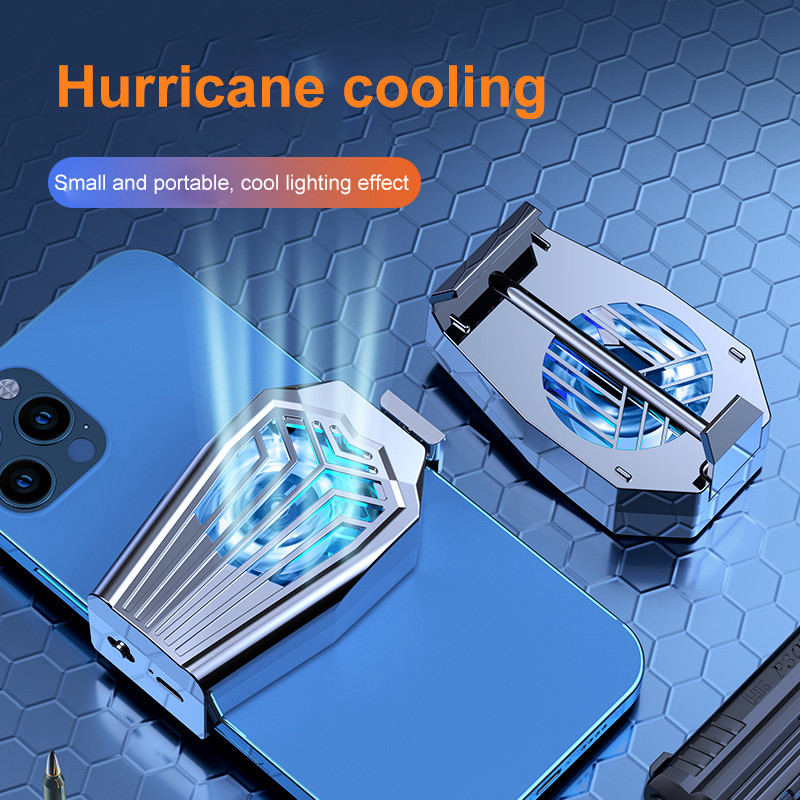 Univerzális mobiltelefon USB játékhűtő rendszer hűtőventilátor Gamepad tartó állvány radiátor iphone Xiaomi Huawei samsung telefonhoz
