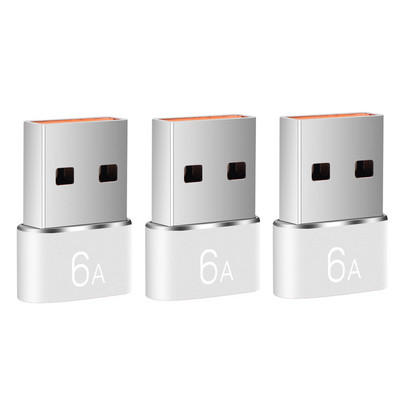 Convertor USB 6A la tip C OTG Adaptor USB 3.0 tată la tip C mamă pentru Samsung Xiaomi PC Accesorii conector de încărcare auto
