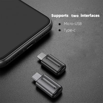 Telefoni infrapunasaatja teleri jaoks, konditsioneer, kaugjuhtimispuldi rakendus Miniadapter nutitelefoni jaoks C-tüüpi iPhone`i mikro-USB jaoks