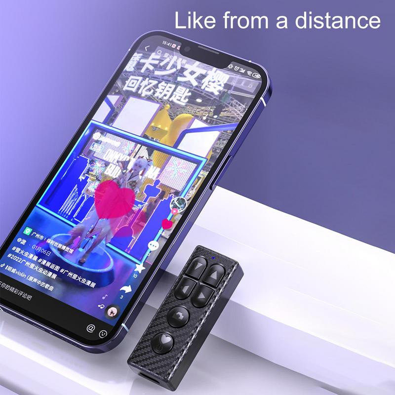 ForTiktok Blue tooth Kaugjuhtimispult Selfie Kaamera Katiku vabastus Mobiiltelefoni nupp E-raamat Pööra lehte Foto Juhtmeta kontroller