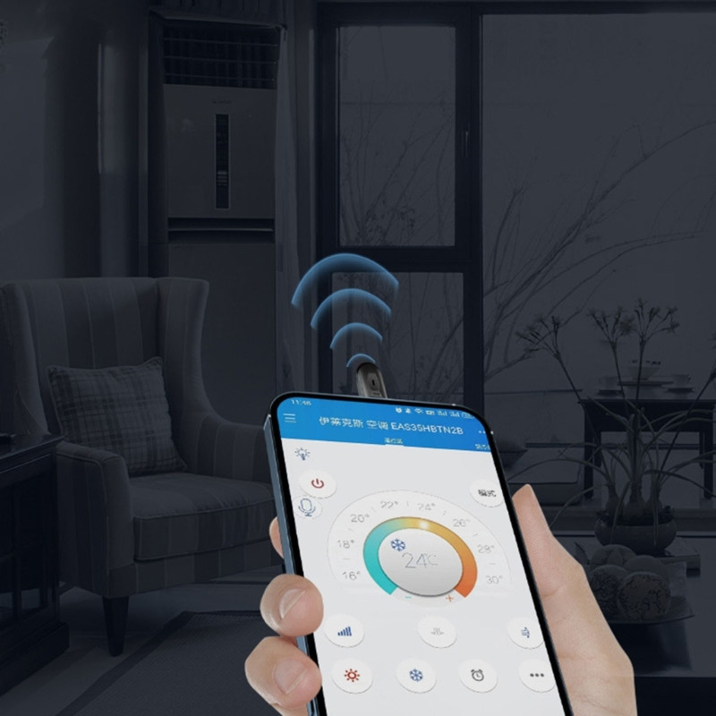 ABCD universaalne mikro-C-tüüpi USB-saatja õppe OTG-APP kaugjuhtimisadapter kliimaseadme jaoks