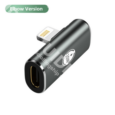 PD20W Adaptor de încărcare rapidă USB tip C pentru iPhone 13 12 11 Adaptor convertizor USB C mamă la 8 pini masculin Conector de sincronizare de date OTG