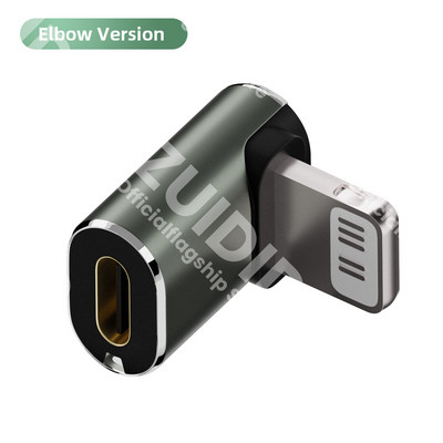 PD20W Adaptor de încărcare rapidă USB tip C pentru iPhone 13 12 11 Adaptor convertizor USB C mamă la 8 pini masculin Conector de sincronizare de date OTG