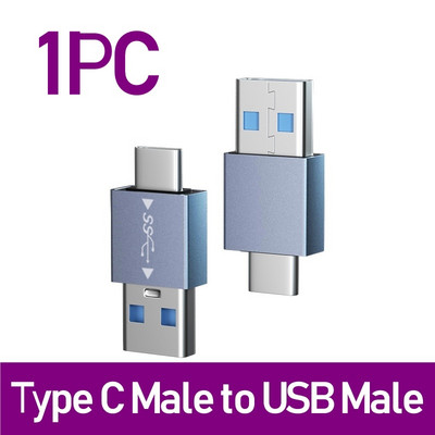 Accesorii adaptor de telefon USB C din metal, unități micro flash de tip Otg, Splitter de încărcare USB, Adaptoare de sex masculin și feminin pentru Xiaomi Samsung