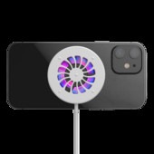 Încărcare fără fir Răcitor pentru telefon Ventilator de răcire pentru telefon Răcire pentru iPhone Samsung Xiaomi Suport Pad de răcire pentru smartphone pentru jocuri