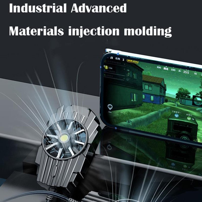 Awei X31 Mini mobiltelefon hűtőventilátor radiátor Turbo Hurricane Game Cooler Cell Phone Cool hűtőborda IPhone/Samsung/Xiaomi számára