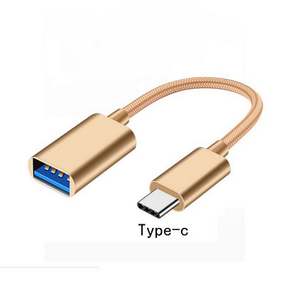 Cablu adaptor 2 în 1 tip C OTG pentru Samsung S10 S10 Xiaomi Mi 9 Android MacBook Mouse Gamepad Tablet PC Cablu USB OTG tip C