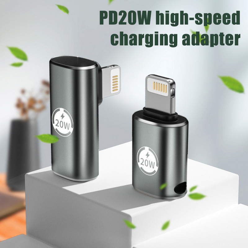 20 W OTG USB Type C – Lightning adapter csatlakozó Gyors töltés iPhone 14 13 12 Pro iPad USB C aljzatból IOS csatlakozóba konverter