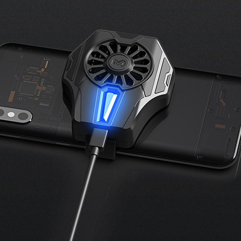 Mobiltelefon hűtő hűtőventillátor DL05 PUGB telefon hűtőhöz Hordozható mobiltelefon léghűtő tok Mobiltelefon hielera