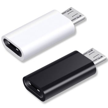 Micro USB мъжки към тип C женски адаптер USB-C конектор за зарядно устройство Конектор за Xiaomi Huawei Redmi Android адаптер