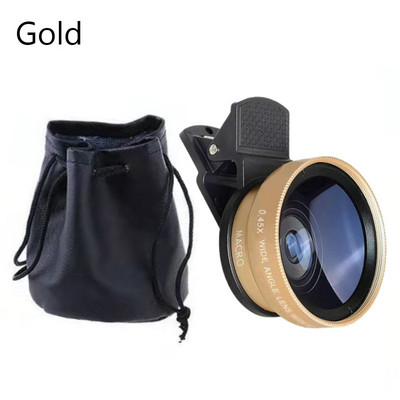 Mobitel Fish Eye Lens 0.45X Super širokokutni objektiv & 12.5X Macro HD objektiv kamere Univerzalni iPhone 13 12 11 Android telefon