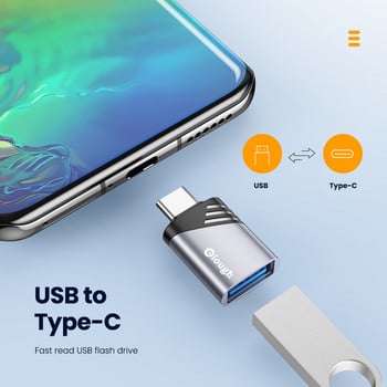 Elough USB σε USB Τύπος C OTG Προσαρμογέας USB C Αρσενικό σε Micro USB 2.0 3.0 Μετατροπέας για Macbook Pro Υποδοχή Samsung USB-C OTG