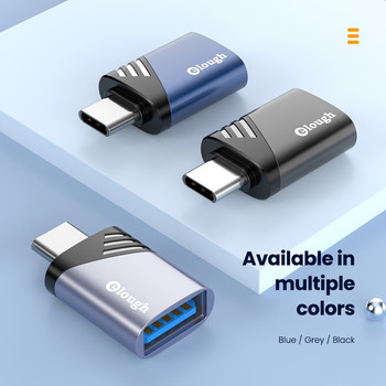 Elough USB σε USB Τύπος C OTG Προσαρμογέας USB C Αρσενικό σε Micro USB 2.0 3.0 Μετατροπέας για Macbook Pro Υποδοχή Samsung USB-C OTG