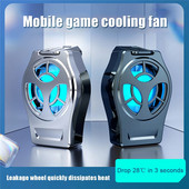 Tkey, ventilator de răcire universal pentru telefonul mobil, radiator, sistem de răcire a jocului, radiator cu clipă din spate, radiator pentru iPhone/Samsung/Xiaomi