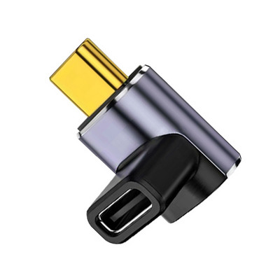 90 laipsnių USB C keitiklis „Thunderbolt Type C“ adapteris.