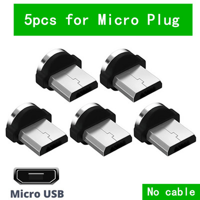 Cablu magnetic rotund mufă 8 pini tip C Micro USB C mufe Încărcare rapidă pentru telefon magnetică mușcă încărcător pentru iPhone 1m linie de încărcare