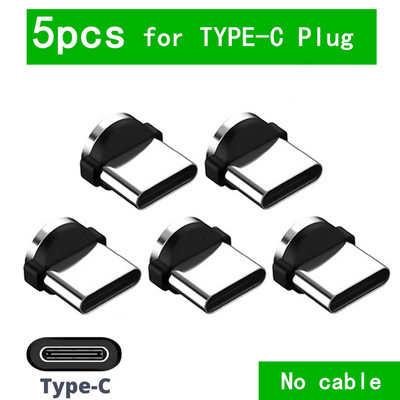 Cablu magnetic rotund mufă 8 pini tip C Micro USB C mufe Încărcare rapidă pentru telefon magnetică mușcă încărcător pentru iPhone 1m linie de încărcare