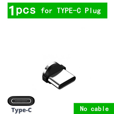 Cablu magnetic rotund mufă 8 pini tip C Micro USB C mufe Încărcare rapidă pentru telefon magnetică mușcă încărcător pentru iPhone 1m linie de încărcare