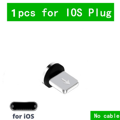 Cablu magnetic rotund mufă 8 pini tip C Micro USB C mufe Încărcare rapidă pentru telefon magnetică mușcă încărcător pentru iPhone 1m linie de încărcare