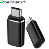Conector adaptor USB tip C la micro USB Android pentru tabletă pentru telefon inteligent Convertor micro USB bărbat la tip C femeie