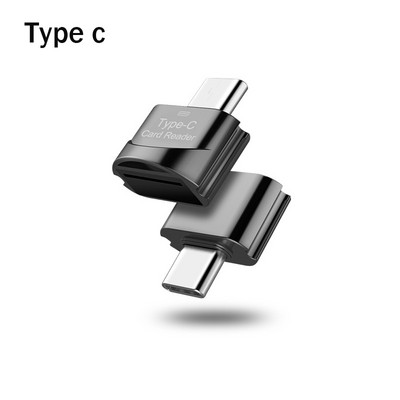 Cititor de carduri Mini Micro USB tip C Adaptor OTG USB tip c pentru telefon Memorie externă Adaptor card SD TF pentru laptop Samsung Xiaomi