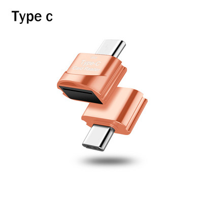 Cititor de carduri Mini Micro USB tip C Adaptor OTG USB tip c pentru telefon Memorie externă Adaptor card SD TF pentru laptop Samsung Xiaomi