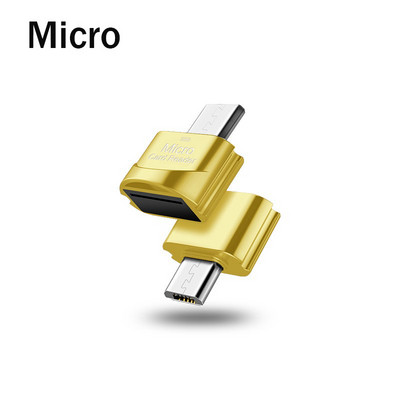 Cititor de carduri Mini Micro USB tip C Adaptor OTG USB tip c pentru telefon Memorie externă Adaptor card SD TF pentru laptop Samsung Xiaomi