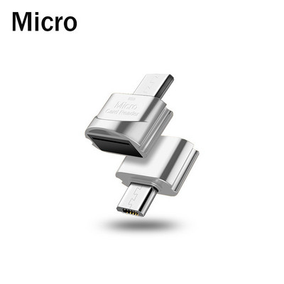 Cititor de carduri Mini Micro USB tip C Adaptor OTG USB tip c pentru telefon Memorie externă Adaptor card SD TF pentru laptop Samsung Xiaomi