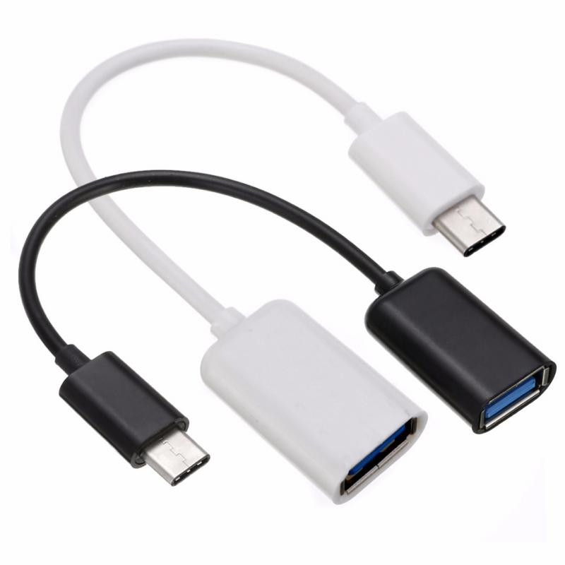 1db kiváló minőségű C típusú OTG adapterkábel USB 3.1 típusú C dugas A csatlakozó OTG adatkábel adapter 16,5 cm-es adatkábel mobilhoz