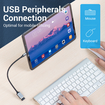 Εξαερισμός USB C σε USB OTG Προσαρμογέας USB 3.0 2.0 Type-C OTG καλώδιο δεδομένων για Samsung GalaxyS 10 MacBook Pro USB C