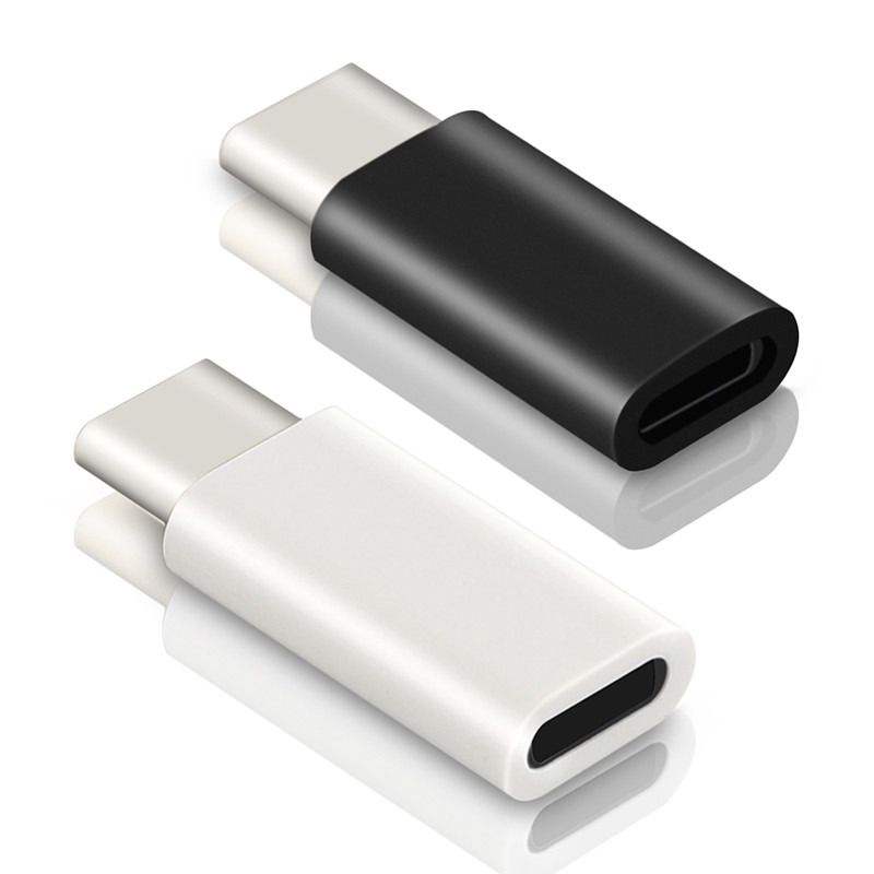 Adapteris iPhone prie C tipo adapterio 8 kontaktų prie USB c skirstytuvo iPhone Huawei P20 Pro Samsung Typec įkroviklio adapterio lizdas