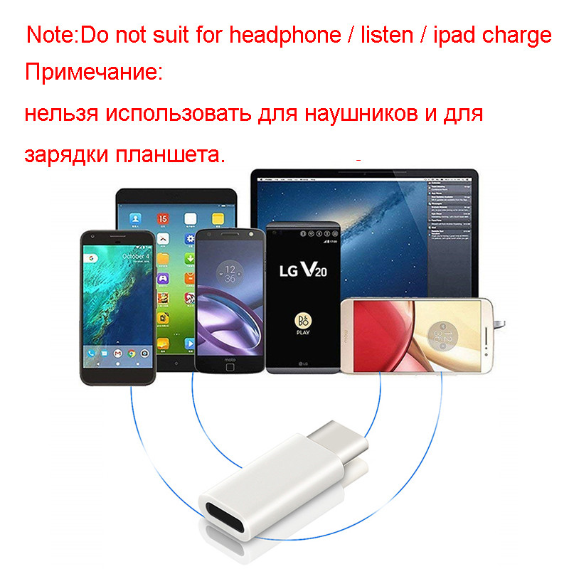Adapteris iPhone prie C tipo adapterio 8 kontaktų prie USB c skirstytuvo iPhone Huawei P20 Pro Samsung Typec įkroviklio adapterio lizdas