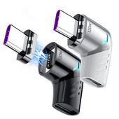 Adaptor magnetic ANMONE 120W USB C la tip C Încărcare rapidă Convertor magnetic USB tip C 마그네틱 커넥터 Conector Usbc în unghi dreapta/stânga