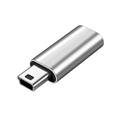 Adaptor mini USB la tip C 5 pini mascul Mini USB la femela Conector de transfer de date USB tip C pentru camera GoPro MP3 PC Conventer