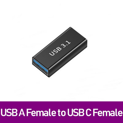 Adaptor USB 3.0 tip C A mamă la tip C conector femelă Convertor OTG tip c USB pentru transfer de date de încărcare Adaptator Usb tip C