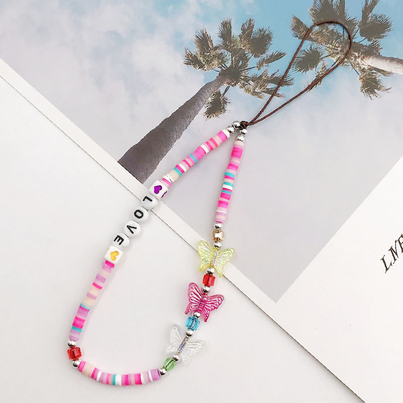 INS Aranyos pillangós pántos zsinórok, iPhone/Samsung/Huawei mobiltelefon-tok kulcstartó, függő fülhallgató burkolat, akasztókötél