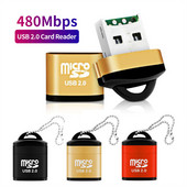 Mini cititor de carduri USB 2.0 de mare viteză Adaptor card de memorie TF Micro SD pentru computer desktop, laptop, notebook-uri Cartuș micro SD USB