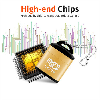 Mini High Speed USB 2.0 Card Reader TF Micro SD Card Memory Adapter για φορητούς υπολογιστές επιτραπέζιους υπολογιστές Κασέτα USB Micro SD