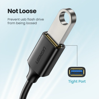 Ugreen USB C към USB адаптер OTG кабел USB Type C мъжки към USB 3.0 2.0 женски кабелен адаптер за MacBook Pro Samsung Type-C адаптер