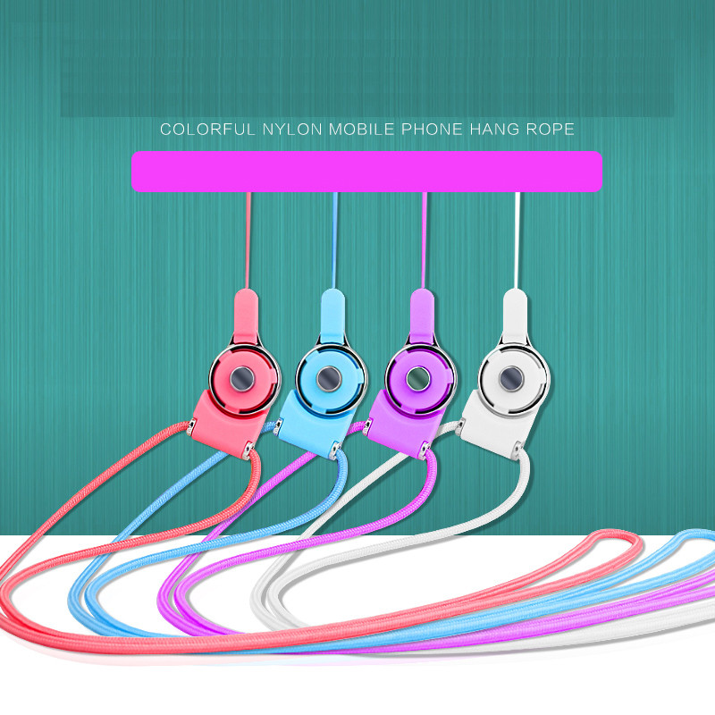 Levehető nylon telefon MP3 U lemezkötél kötél nyakpánt nyakpánt Apple iPhone-hoz Samsung Galaxy-hoz Huawei Xiaomi LG-hez
