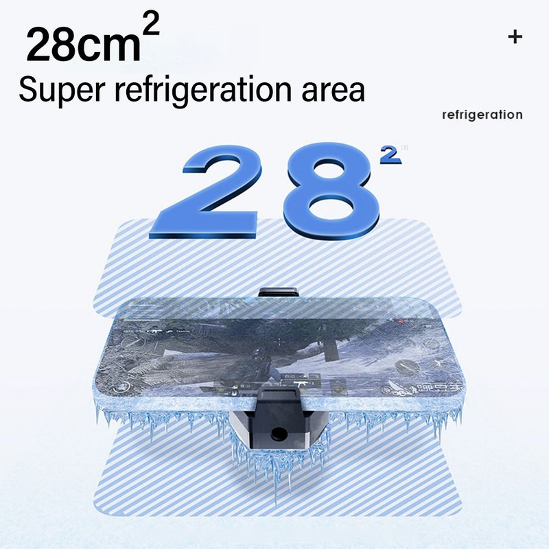 Tartó Hűtőventilátor tok Mobiltelefon hordozható játékhűtő rendszer telefon radiátor telefon hűtőventillátor hűtőborda