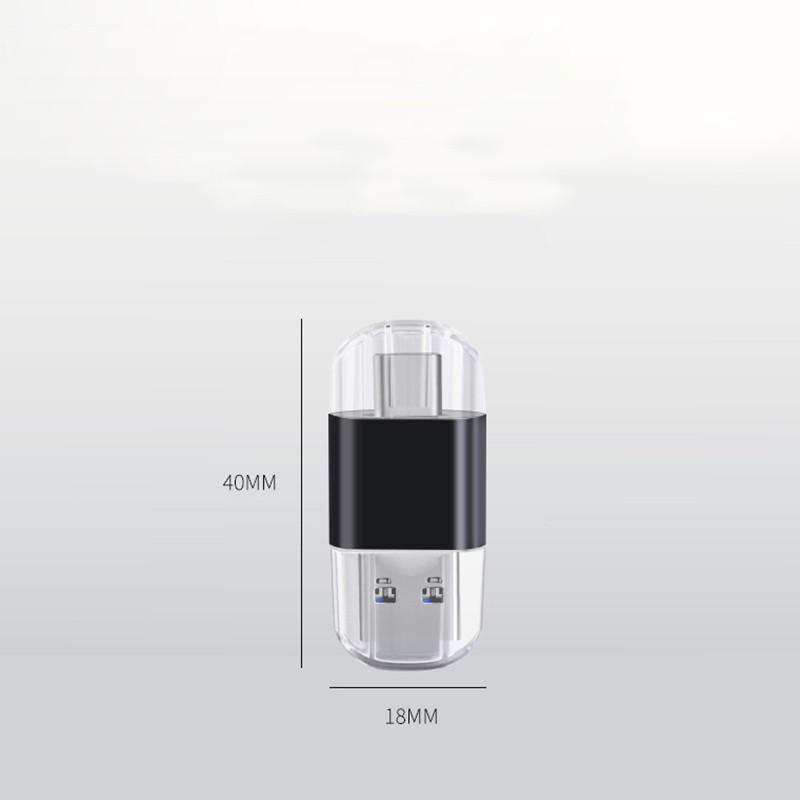 USB 2.0 C típusú kártyaolvasó SD TF MicroSD kártyaolvasó C típusú OTG adapter Huawei Xiaomi Android Phone PC-hez