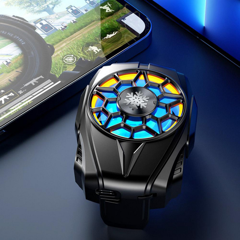 Mobiltelefon-hűtő zajcsökkentő ventilátor hőleadás Újratölthető telefon USB-játékhűtő hűtőventilátor iPhone-hoz Samsung