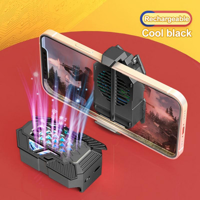 Răcitor pentru telefon mobil pentru jocuri Accesorii pentru ventilator de răcire pentru telefon mobil Radiator pentru telefon mobil cu suport pentru player