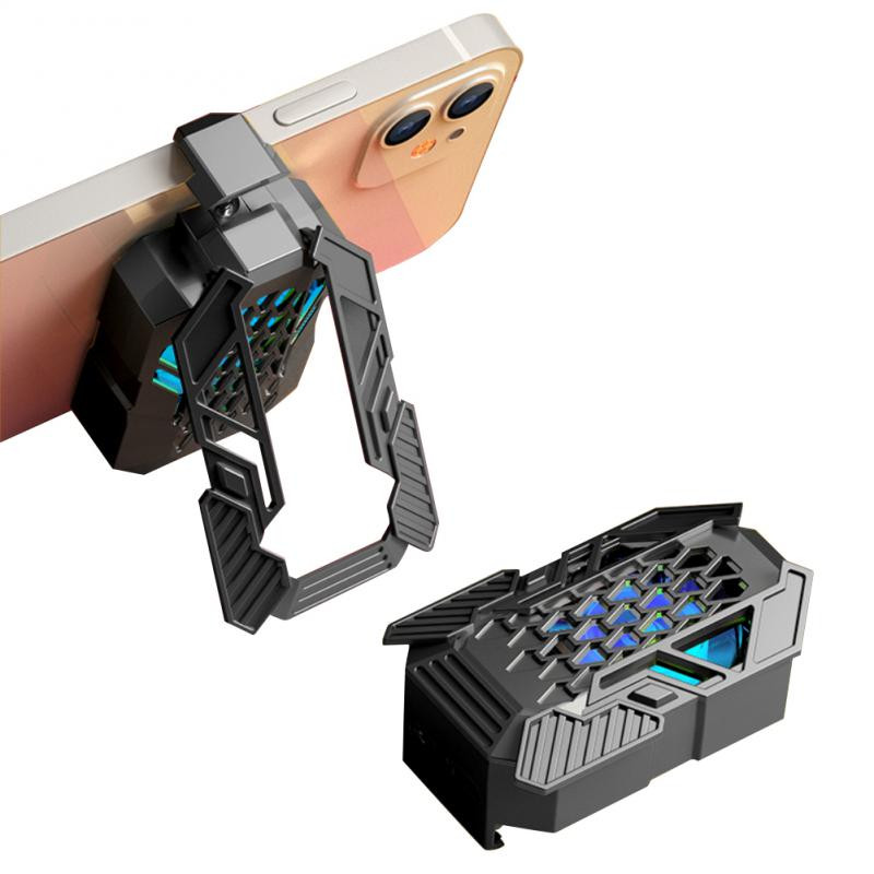 Mobiltelefon-hűtő játékokhoz Újratölthető mobiltelefon-hűtőventillátor-tartozékok Mobiltelefon-radiátor, játéklejátszó állvánnyal