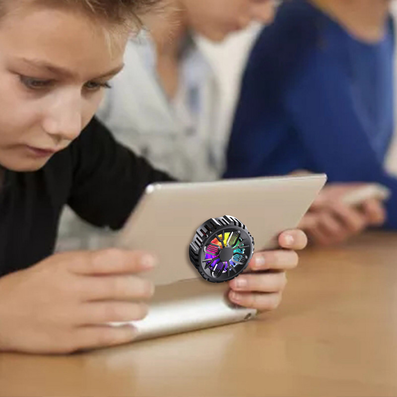 Telefonhűtő és mágneses vezeték nélküli töltő Hordozható gyorstöltő pad Hűtőventilátor a telefon radiátorához, mindennel kompatibilis