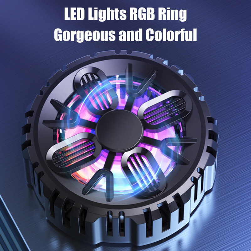 Telefonhűtő és mágneses vezeték nélküli töltő Hordozható gyorstöltő pad Hűtőventilátor a telefon radiátorához, mindennel kompatibilis