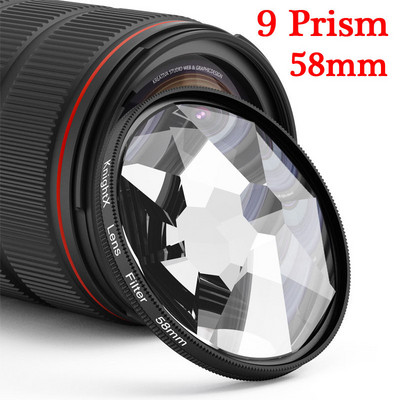Seturi de cameră cu lentile profesionale KnightX cu lentilă clip pe telefon Filtru prismă micro unghi larg pentru iPhone Android Smartphone