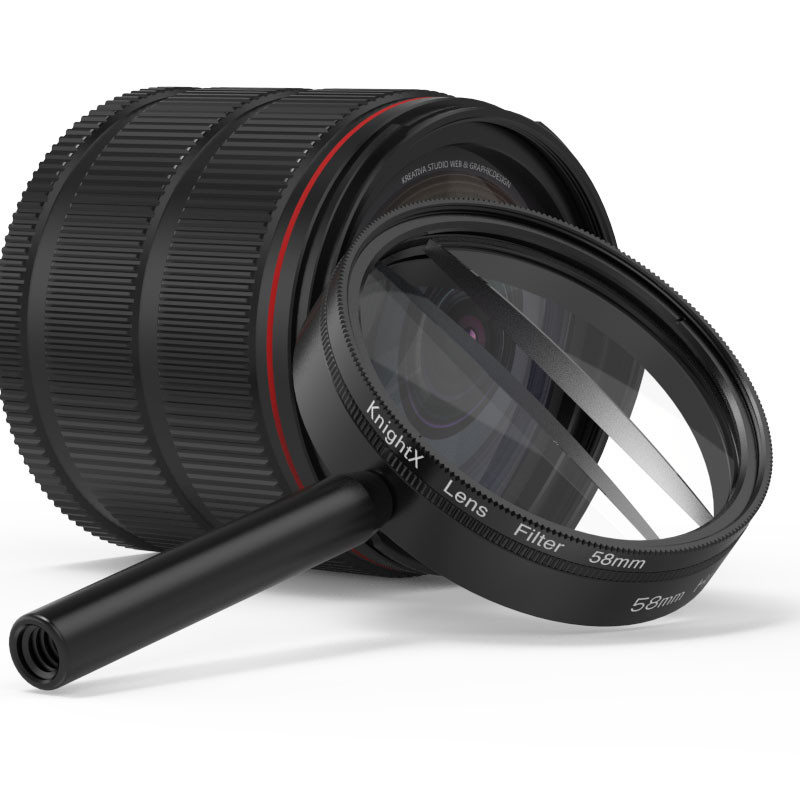 KnightX professzionális objektíves kamerakészletek csíptetős objektívvel a telefonon Mikro széles látószögű prizmaszűrő iPhone Android okostelefonhoz