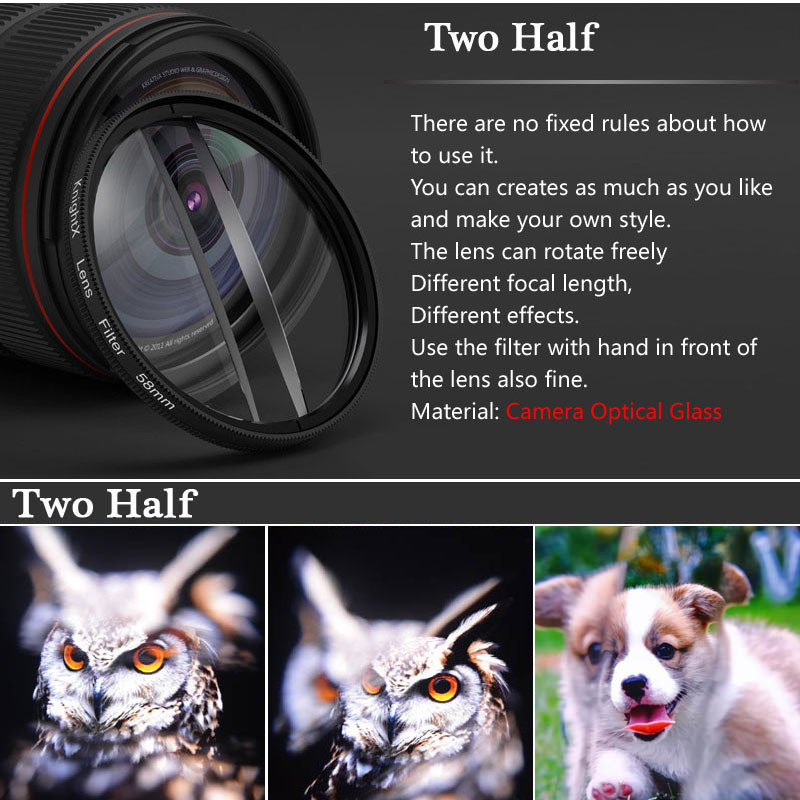 KnightX professzionális objektíves kamerakészletek csíptetős objektívvel a telefonon Mikro széles látószögű prizmaszűrő iPhone Android okostelefonhoz